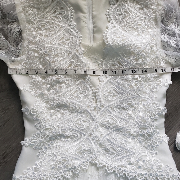 Jessica Mcclintock Gunne Sax Vintage Wedding Dress - Picture 12 of 16